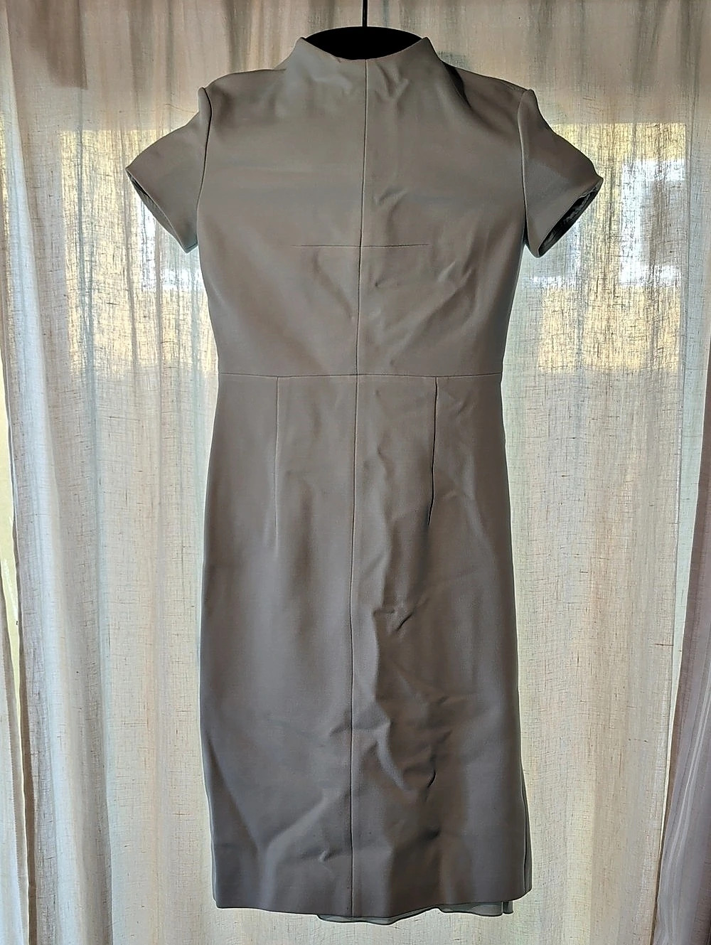 BOSS Demiana Gray Midi Dress Size 8